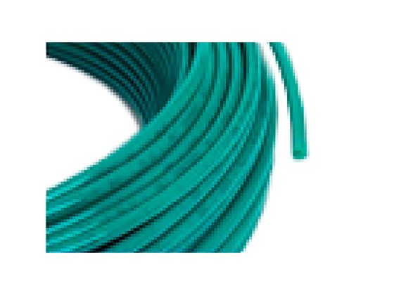 Raufoss plastrør, 6x1, Grønn, 100m rull DIN 73378 - 672046