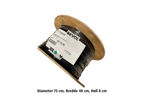 Plastrør 10x1,5 mm. Polyamid - 500 m. rull. - 76.267-95A