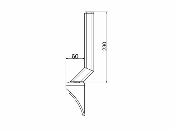 Beslag for trykklufttank universal