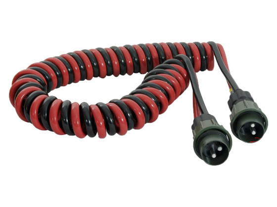 Spiralkabel komplett Nato.