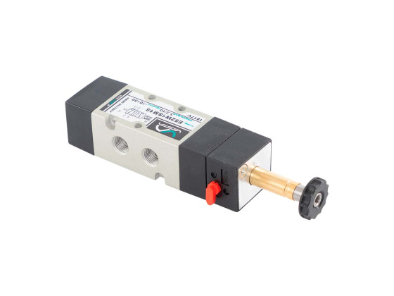 Ventil 5/2 veis elektrisk m/fjær retur 1/8" - E52W1Sm18-00000