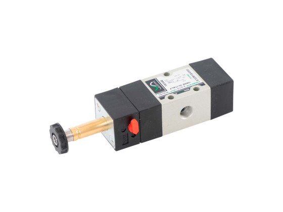 Ventil 3/2 veis elektrisk m/fjær retur 1/8" - E32W1S6M8-00000