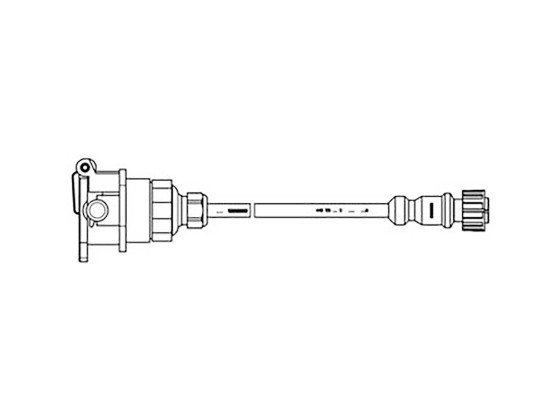 Wabco tilkoblingskabel EBS E 2x6m åpen ende 4-pin code B - 449 815 253 0