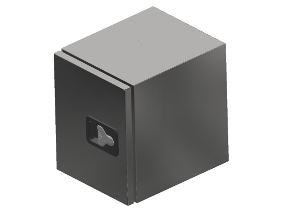 BevoBox rustfritt stål sideh. 450x400x300 mm - 1009-90050