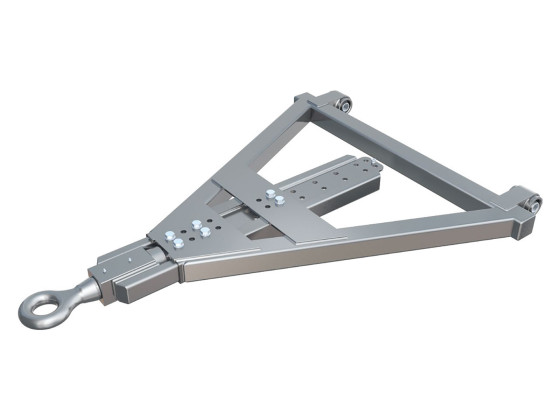 Boltet triangel GZV 2300-3300, C/C1100 vibrablokk VBG57