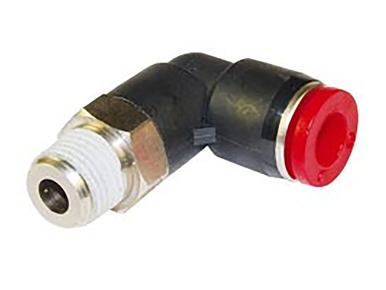 Pneufit C Push-in svivel vinkelforskruning 6 mm plastik