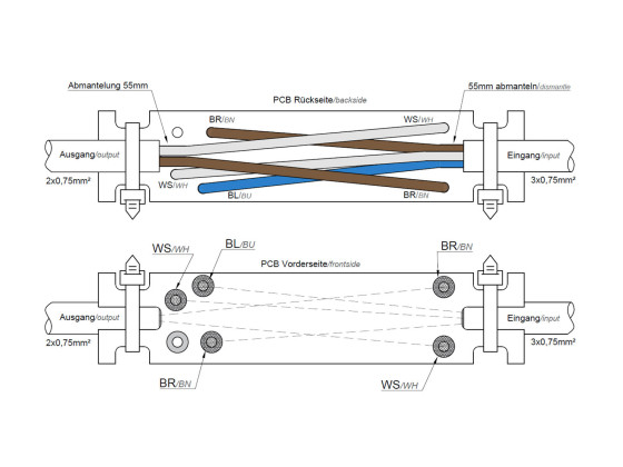 Aspöck, motstand / styringsrelé for sidem. blink-SMCG 2p - 75-0326-437