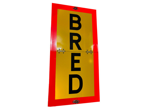 Bred skilt 300x600mm Horisontal foldbart - 36.584.00