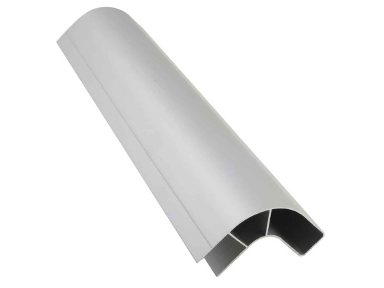 Vertikal profil alu. 90 grader. 600 mm.