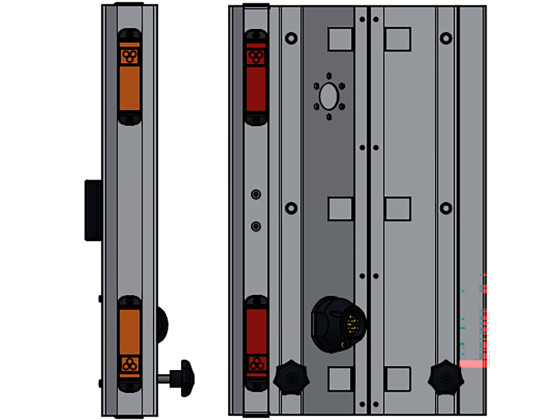 Breddemarkering m/lys Rektangulært, SE/EU/NO, VF