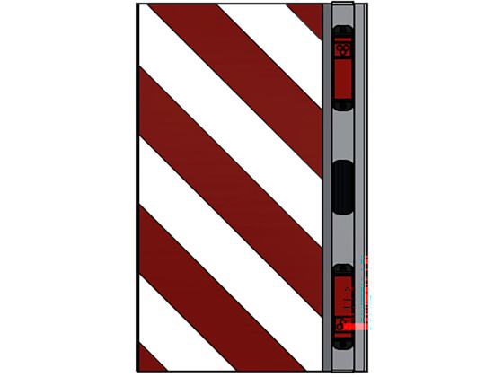 Breddemarkering m/lys Rektangulært, SE/EU/NO, HB