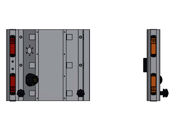 Breddemarkering m/lys SE/EU/NO kvadratisk VF