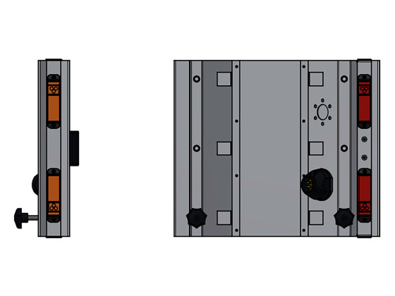 Breddemarkering m/lys SE/EU/NO kvadratisk HF