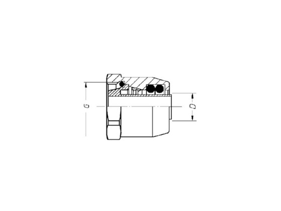 Indstikningsenhed M12x1,5  ø6 - 161514