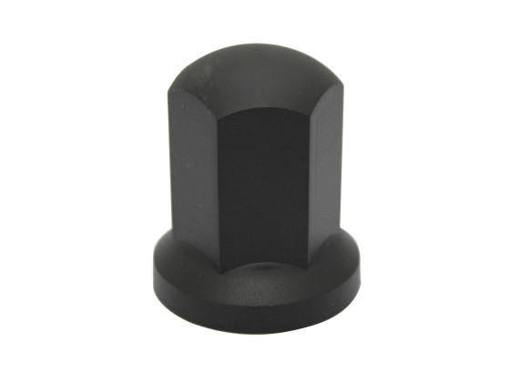 Overtrekksmutter sort plast 32mm - 190219