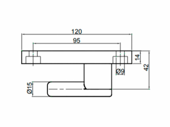Overhengsel 25x120 mm - 2046