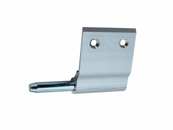 Hængsel alu V 160/90mm m/tap Uten tilbehør