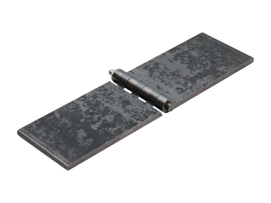 Hængsel plan 70x120x6mm med smørenippel