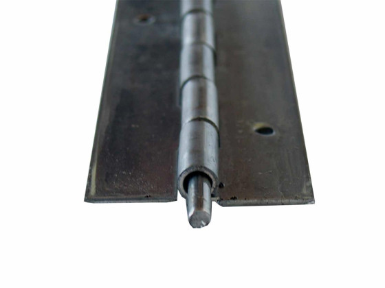 Pianohengsel 2x60x2500 mm rustfri  - 2542