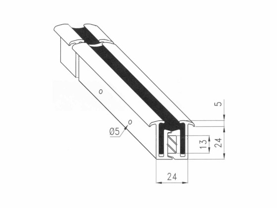 Poliallhengsel 24 mm 2,4 m - 2550