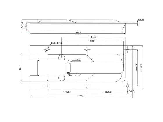 Bevola lukker, varmgalv. i varmgalv.skål
