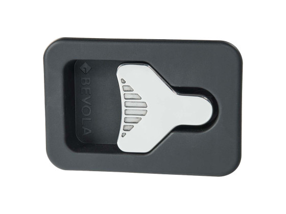 Lås plast m/låsesylinder og pakning 176x120 BevoBox