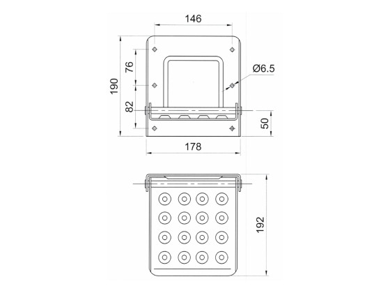 Varmgalv trinn - Nedfellbart