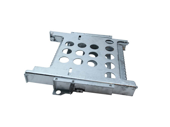 Uttrekkbar stige m/2 trinn og plattform - Høyde 603 mm, plattform/trinn 210mm  - Varm galv. kun 489mm sammenfoldet