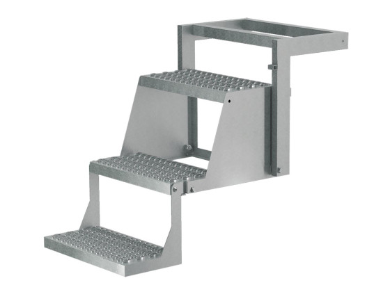 Trapp med 3 trinn B560xH734 varm galv - TK9050