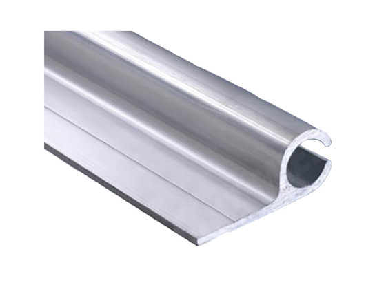 Teltlistprofil alum..50x21mm x 6m - passer til Ø10-13mm kederlist
