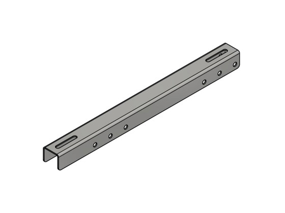 Brakett f/sidehinder, ytre H:589 mm.