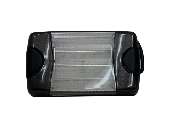 DURA-LED bak/brems 24/16 LED for horisontal montering,transarent glass,2SB 980 606-201