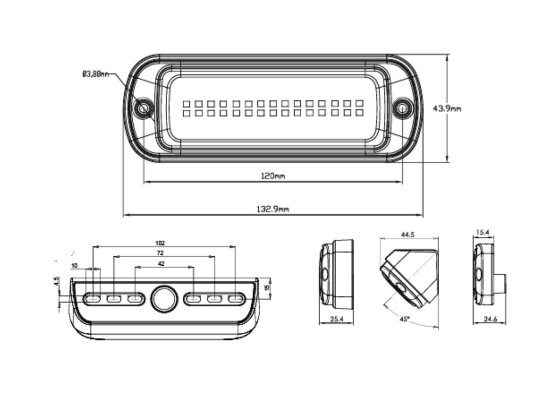 NORDLYS+ Arbeidslampe LED 12-24V Flood