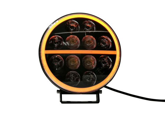 NORDLYS+ Fjärrljus 9" LED 9-30V m/orange positionsljus