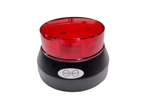 Nordlys Varsellys LED Rød Oppladbar, Magnet