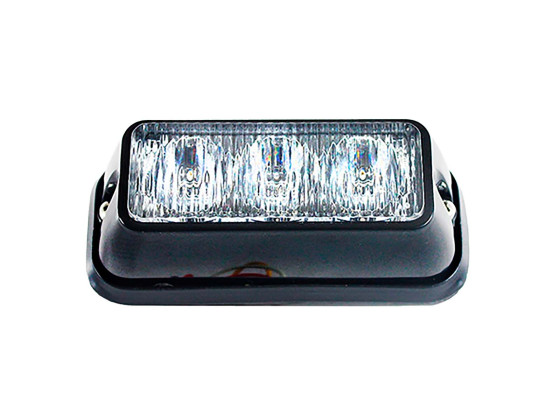 NORDLYS  Varsellys 3-LED oransje 10-30V planmontering