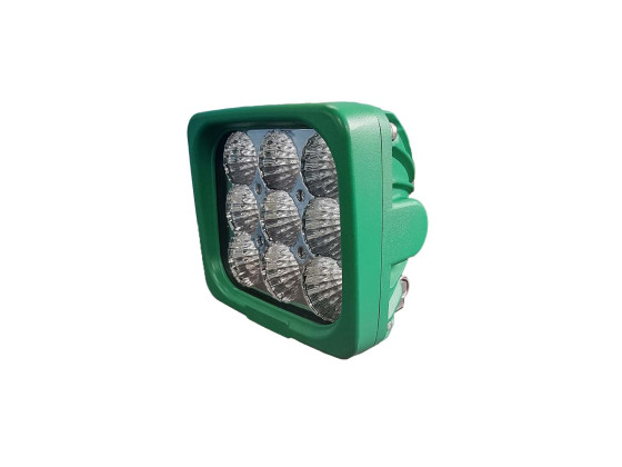 Arbeidslampe 9x5W LED Flood 4050 lumen Grønn