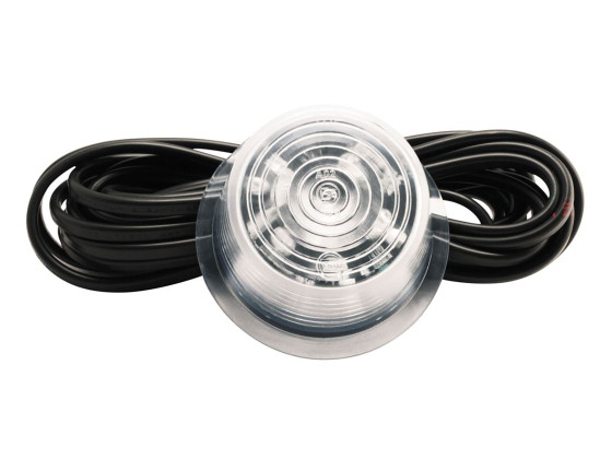 Glass  klar/rød for Gylle m/LED 10-30V 5m kabel E-mær. - 30732