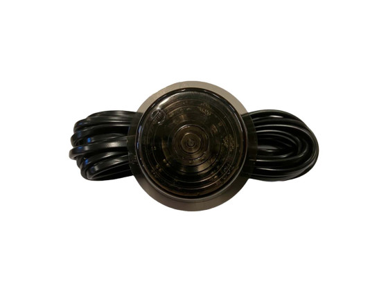 Glass for Gylle orange m/ 5 LED 24V E-merket, Sotet BL - 30794.BL