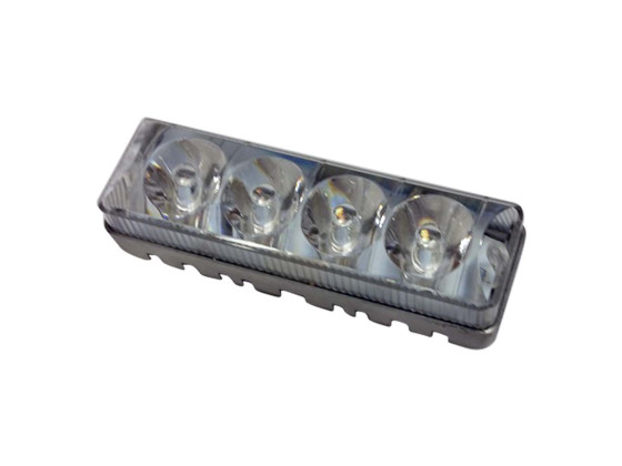 Varsellys, lampe/center f/varselbjelke m/klart glass - STR-BULB-A