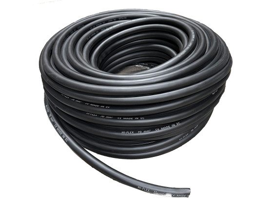 Startkabel sort myk 70m² - 50m/kveil - VUK70