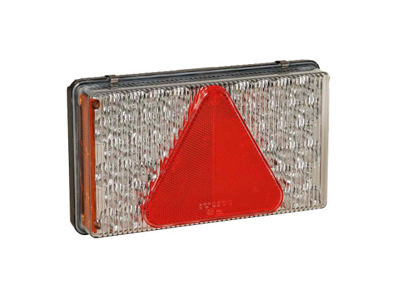 Multi LED Baklykt m/trekant venstre 24V 239x139x50  - 24-7400-707