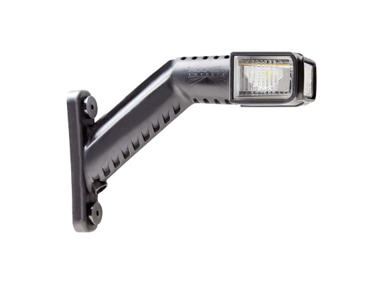 Superpoint IV Led,rød/hvit/orange, lang arm 12/24V venstre P&R 2m kabel - 31-3104-004