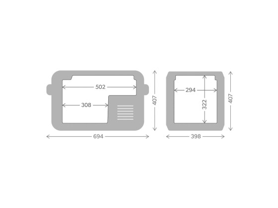 DOMETIC Mobicool kompressorkøleskab CFX3 35