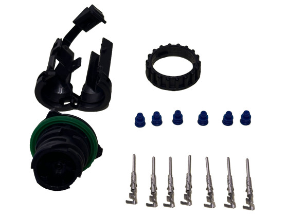 Skjøtestykke for 7-polet kontakt.