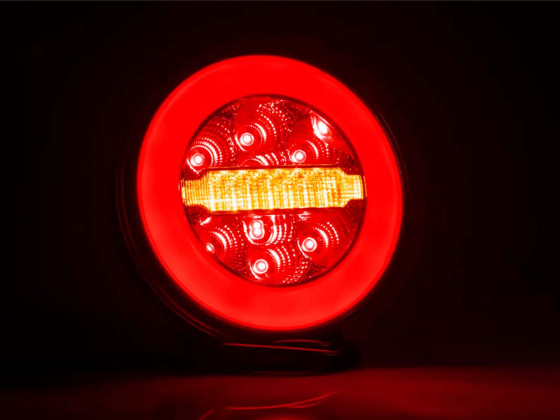 Fristom Baklampe Park/Brems/Blink Ø140 mm - FT-113 Y LED