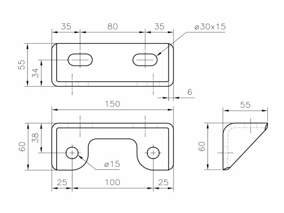 Chassisfeste MAN galvanisert - 3354