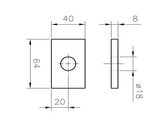 Skive for gummikloss 3369 - 3368,3030