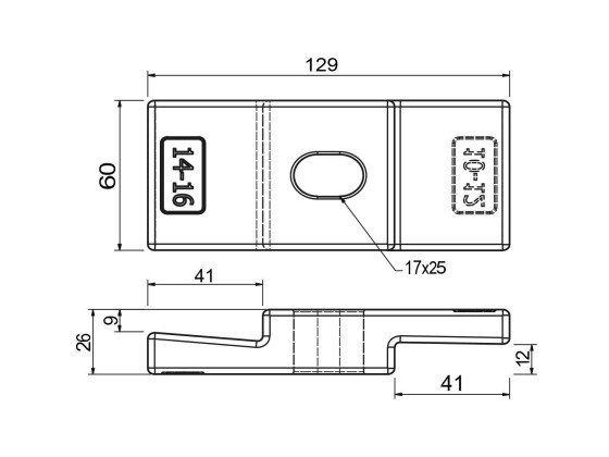 Rammefeste 10-12 / 14-16 - 33862
