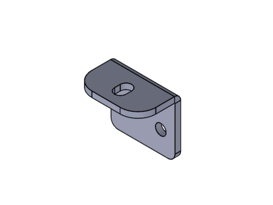 Flexifeste 80x60x90x8mm  tverrående ovalt hull 16x24 - ALB109104 US 11088